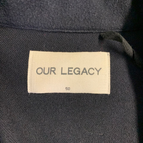 Veste boutonnée OUR LEGACY taille 40 en laine, polyester et cachemire noir marine