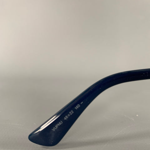 CHRISTIAN DIOR So Real Pink Grey Stripe Metal Sunglasses