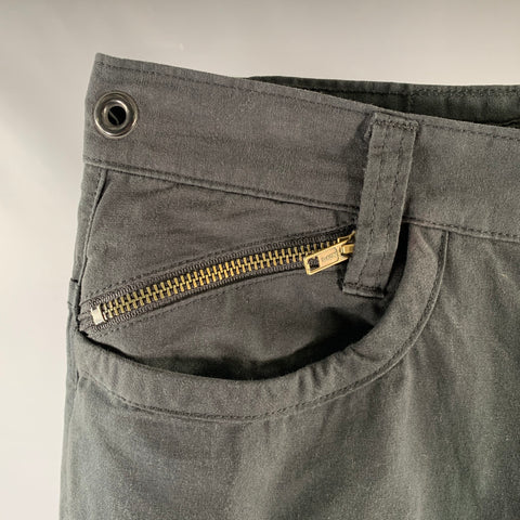 NICE COLLECTIVE Size 32 Black Cotton Cargo Casual Pants