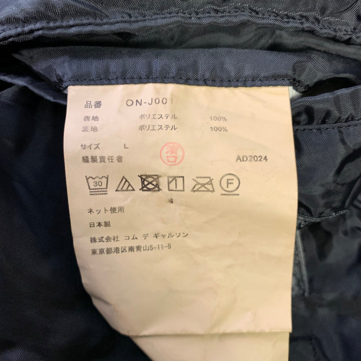 COMME des GARCONS Size L Black Polyester Oversized Jacket