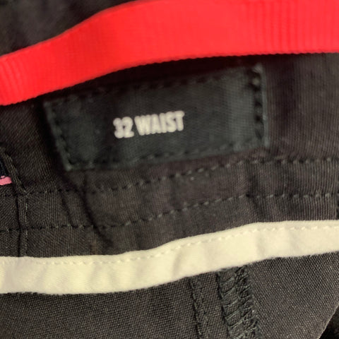 RAPHA Size 32 Randonnee Black Fuchsia Nylon Blend Shorts