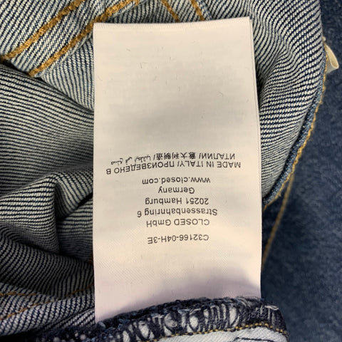 CLOSED Size 30 Blue Cotton Straight Jeans