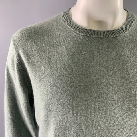 RODD & GUNN Size XL Green Sage Wool Cashmere Crew-Neck Sweater