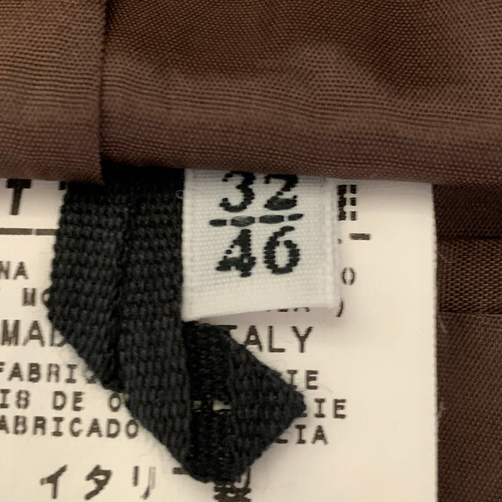 D&G by DOLCE & GABBANA Size 36 Brown Wool Nylon Notch Lapel Sport Coat
