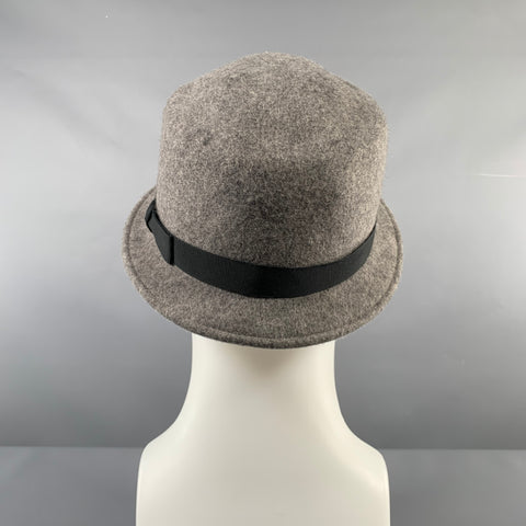 MAKINS Size L Grey Black Heather Felt Hats