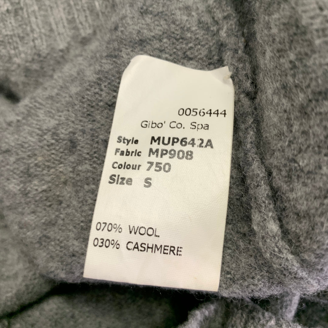 MARC JACOBS Size S Grey Heather Knit Wool Cashmere V-Neck Sweater