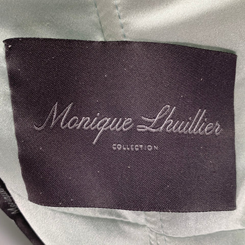 Robe de soirée bustier violet menthe MONIQUE LHUILLIER taille 6