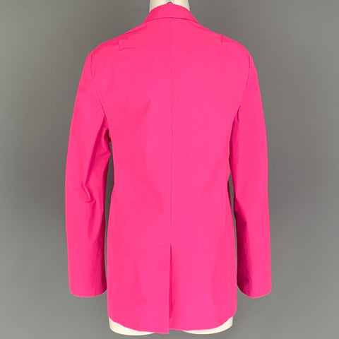 JIL SANDER Size M Pink Polyester Notch Lapel Jacket