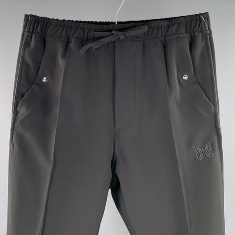 NEEDLES Size S Black Polyester Blend Bootcut Casual Pants