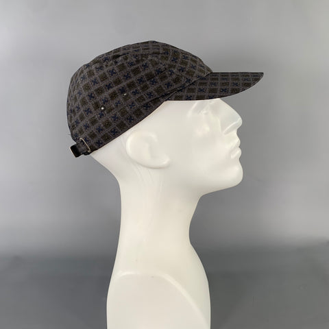 ANONYMOUS ISM Size One Size Grey Geometric Cotton Hats