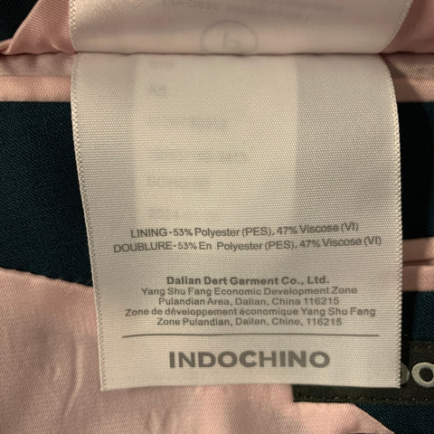 INDOCHINO Chest Size 40 Teal Wool & Mohair 34 30 Suit