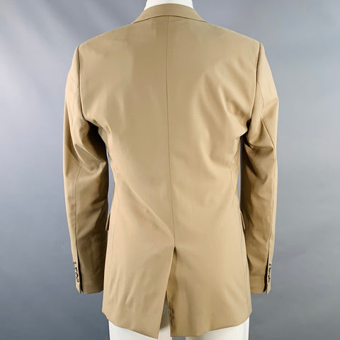 SANDRO Size 38 Beige Virgin Wool Blend Notch Lapel Sport Coat