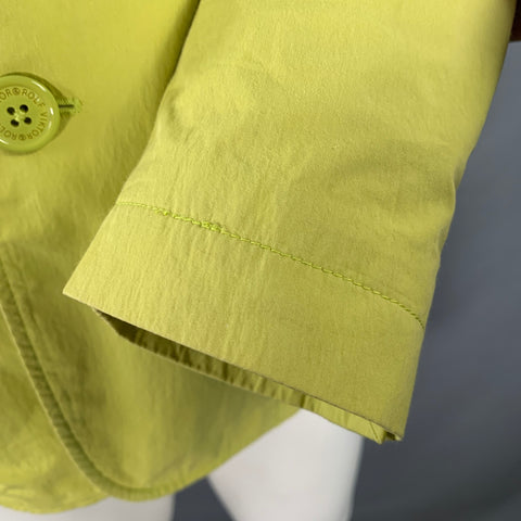 VIKTOR & ROLF Size 38 Yellow Cotton Blend Single Breasted Sport Coat