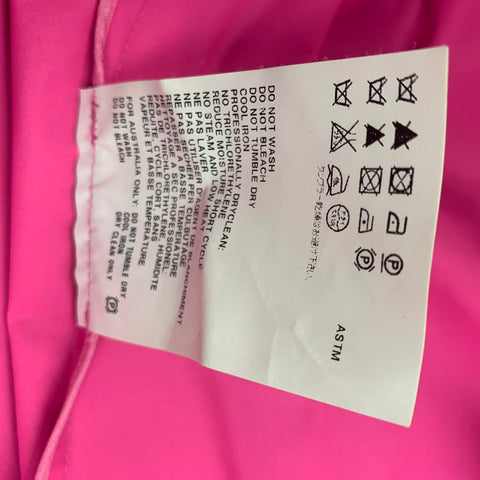 JIL SANDER Size M Pink Polyester Notch Lapel Jacket