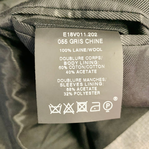 AMI by ALEXANDRE MATTIUSSI Size 40 Grey Wool Notch Lapel Sport Coat