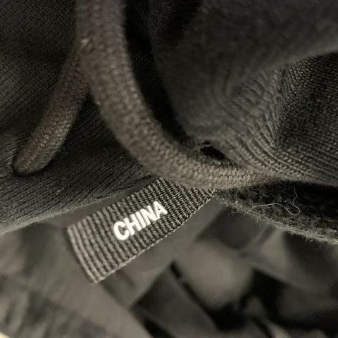 KITH Size L Black Graphic Cotton Hooded Sweatshirt