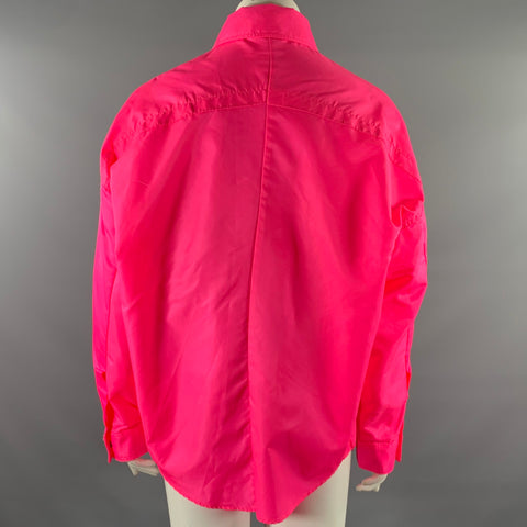 THE FRANKIE SHOP Veste-chemise en polyester rose Taille M/L