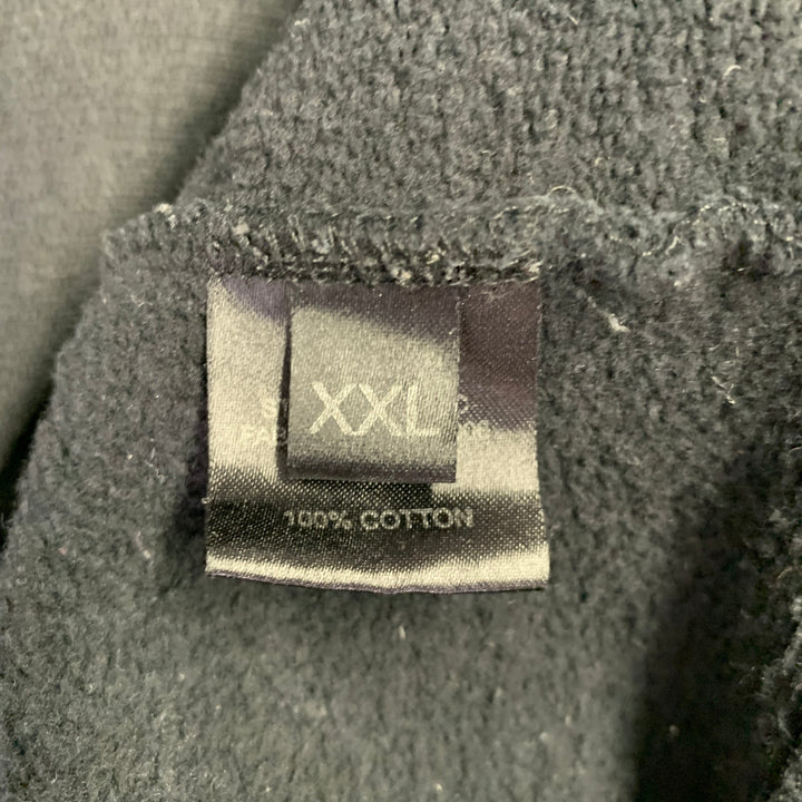 RAF SIMONS Size XXL Black Patches Cotton Crew Neck Sweatshirt