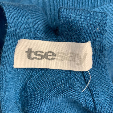 TSE Size L Blue Racerback Casual Top