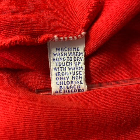 RALPH LAUREN Size M Navy Red Logo Cotton Mini Collar Polo