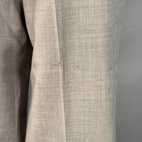 VERSACE Vintage Size 42 Grey Wool Notch Lapel Suit