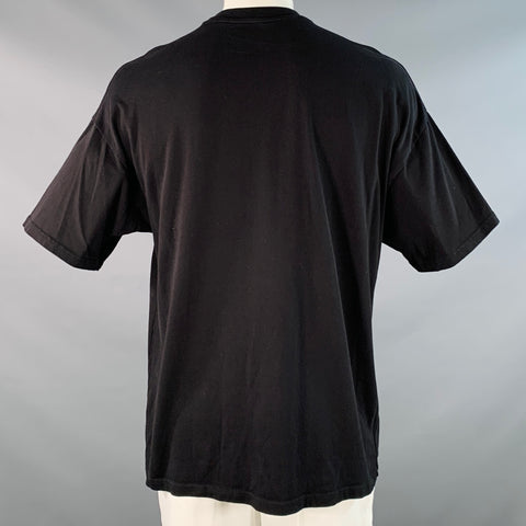 CONSPIRACY NEW YORK Size XXL Rivet Tee Black Silver Studded Cotton Crew Neck T-shirt