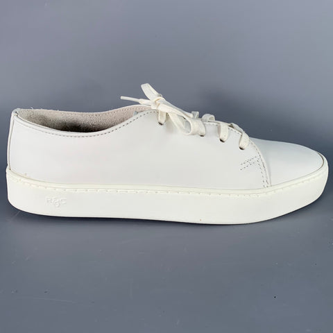 RANCOURT & CO. Size 7  Court Classic 2.0 White Leather Low Top Sneakers