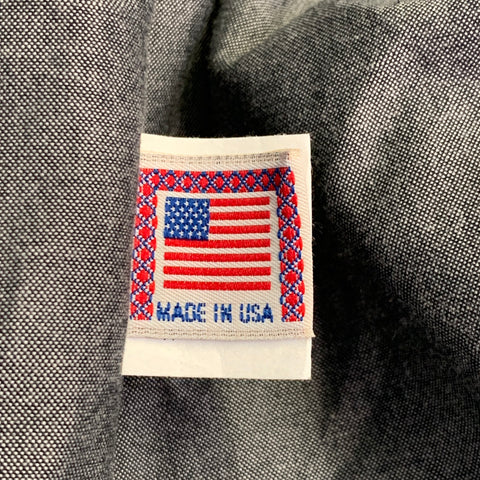 UNIONMADE Size XL Charcoal Wool Classic Snaps Jacket