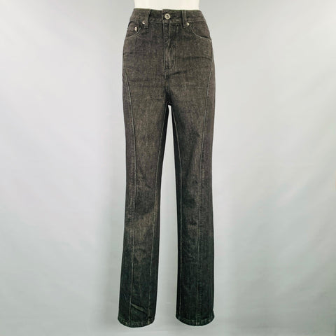 SELF-PORTRAIT Size 26 Black Cotton Five Pockets Jeans