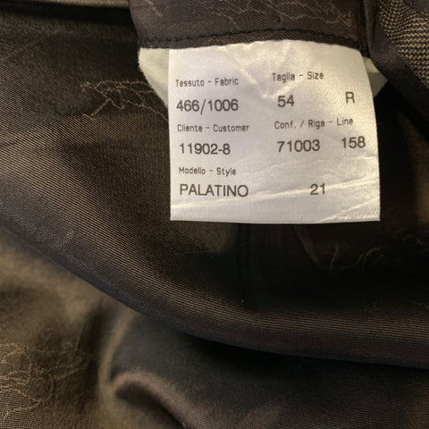 BRIONI Chest Size 46 Brown Wool Notch Lapel 39 30 Suit