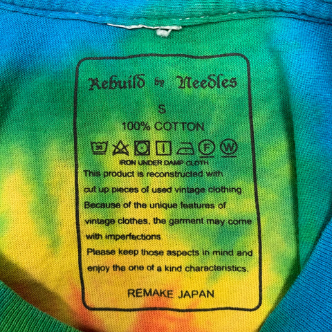 NEEDLES Size S Multi-Color Cotton Tie Dye Long Sleeve Casual Top