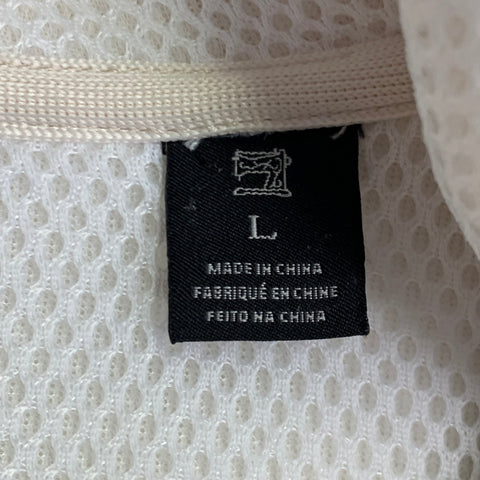 SCOTCH AND SODA Size L Cream Tan Color Block Polyester Blend Hooded Jacket