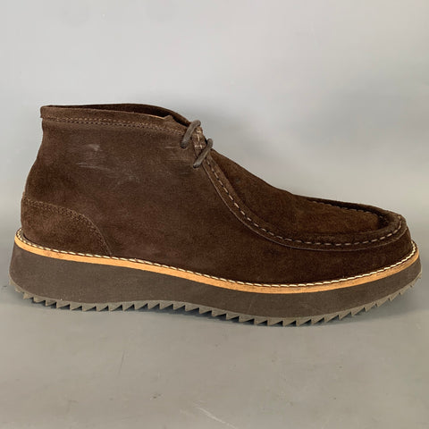 APC Size 8 Brown Suede Chukka Boots