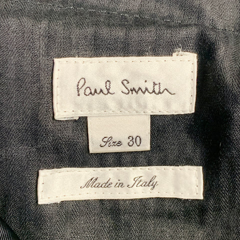 PAUL SMITH Size 36 Navy Wool Single Breasted Slim Fit Notch Lapel Suit