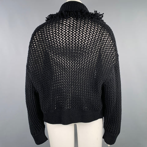 DOROTHEE SCHUMACHER Gilet tricoté en laine et cachemire noir taille L