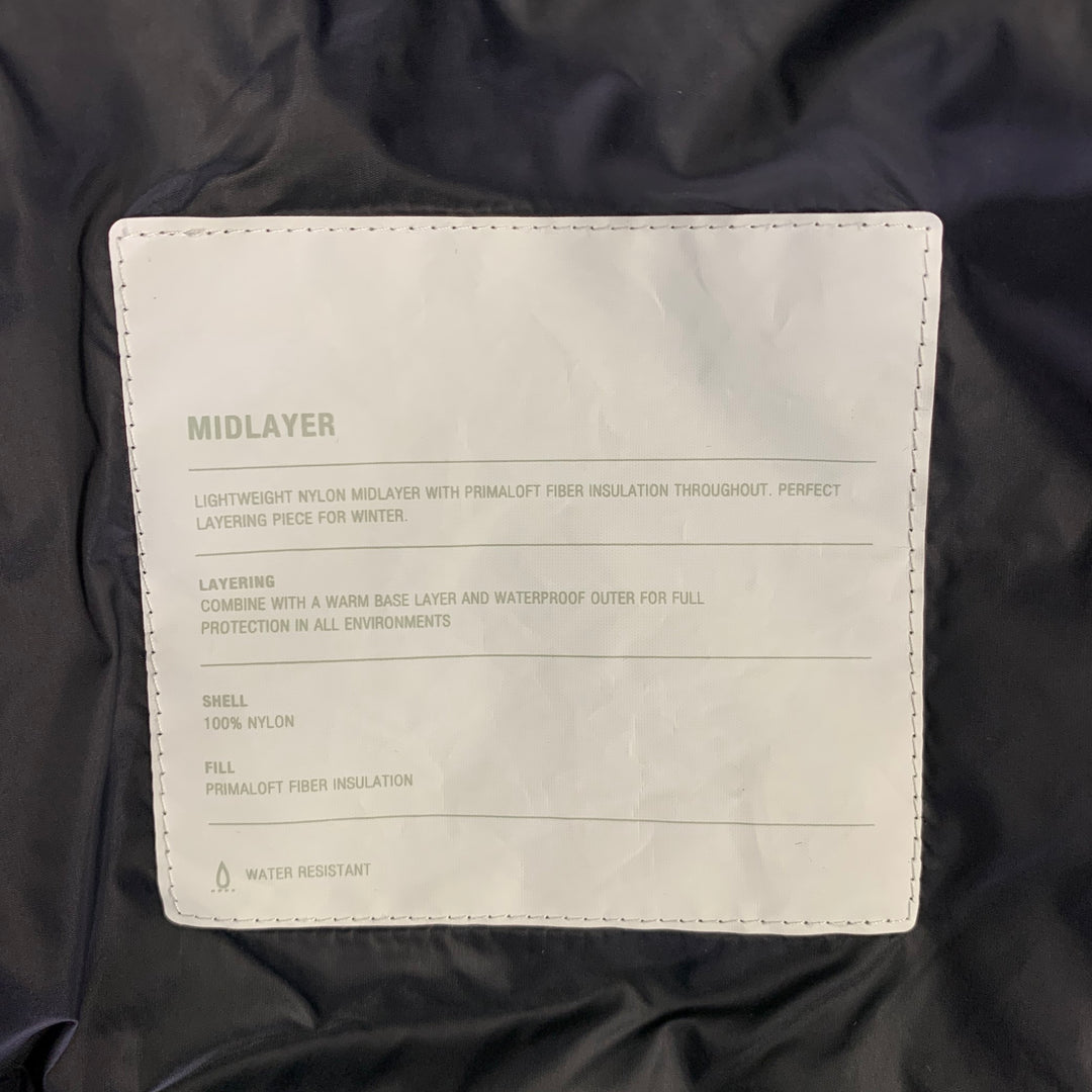 NORSE PROJECTS Size XL Black Solid Polyamide Shirt Jacket Jacket