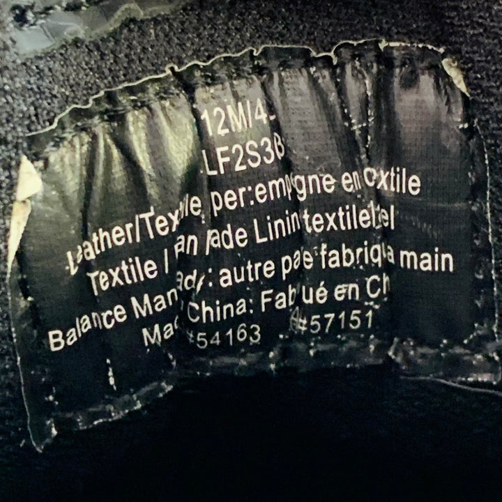 KARL LAGERFELD Size 12 Black Patent Leather Rubber Sole Low Top Sneakers