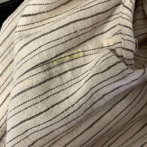 CYII Size M Cream Olive Stripe Dagger Long Sleeve Shirt