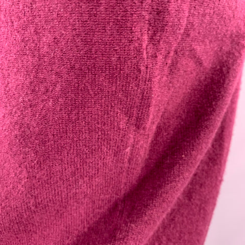 VINCE Size S Burgundy Cashmere Knit Crew Neck Pullover