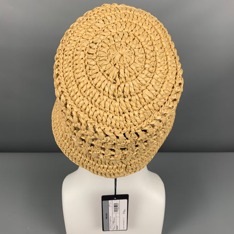 Chapeau bob PRADA taille M beige naturel en crochet de viscose