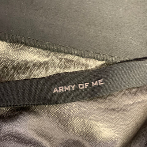 ARMY OF ME Size L SS20 Black Cotton Polyester Drop Crotch Casual Pants