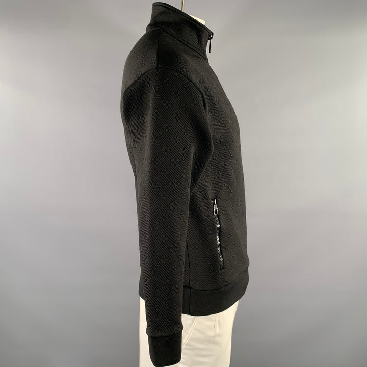 Veste LOUIS VUITTON taille M en mélange de polyester noir Monogramme