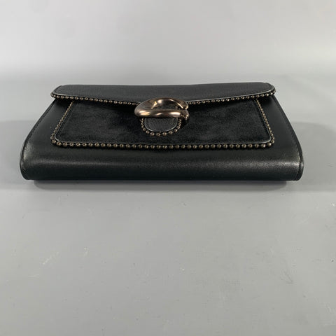 COACH Black Logo Leather Handbag Handbag & Leather Goods