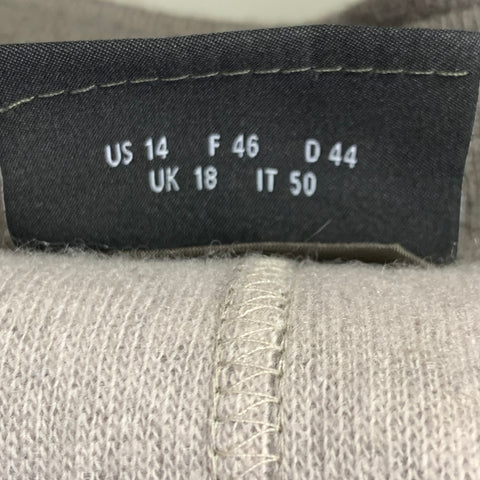 AKRIS Size 14 Green Olive Cashmere Blend Snaps Jacket