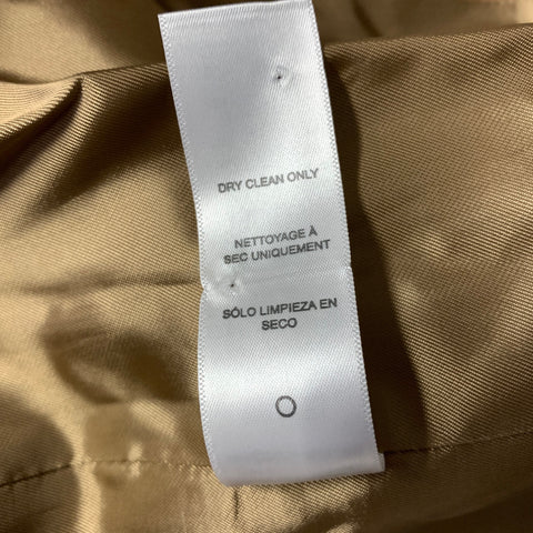 FRAME Size S Tan Wool Polyester Notch Lapel Jacket Indoor Blazer