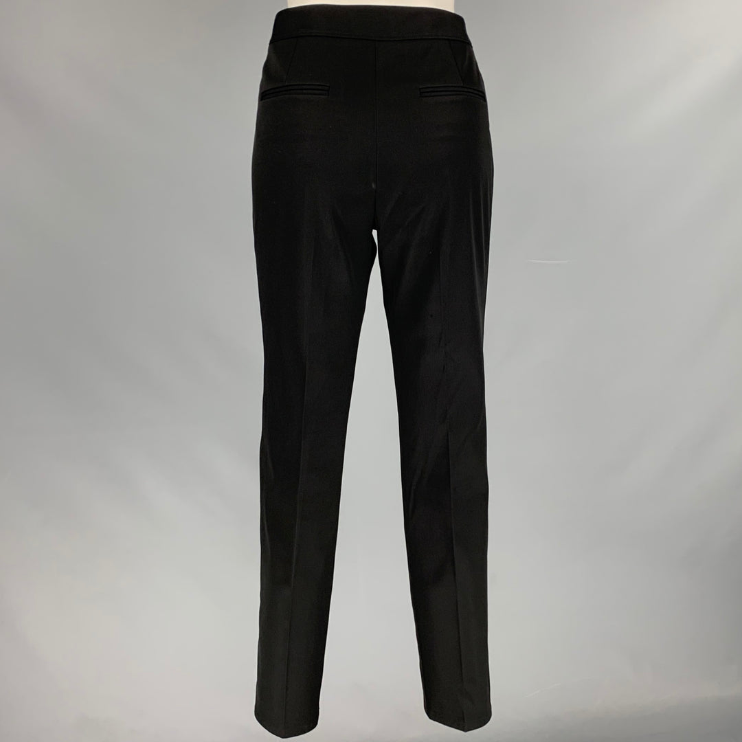 ALEXANDER WANG Size 6 Black Triacetate Blend Fitted Casual Pants