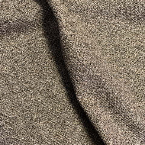 CANALI Size L Heather Brown Cotton Textured Crew Neck Pullover