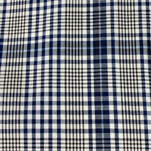 PETER MILLAR Size XL White Grey Plaid Cotton One Pocket Long Sleeve Shirt