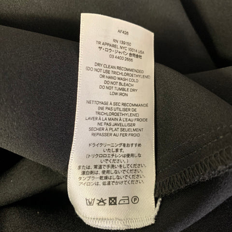 THE ROW Size XL Black Polyamide Blend Long Dress