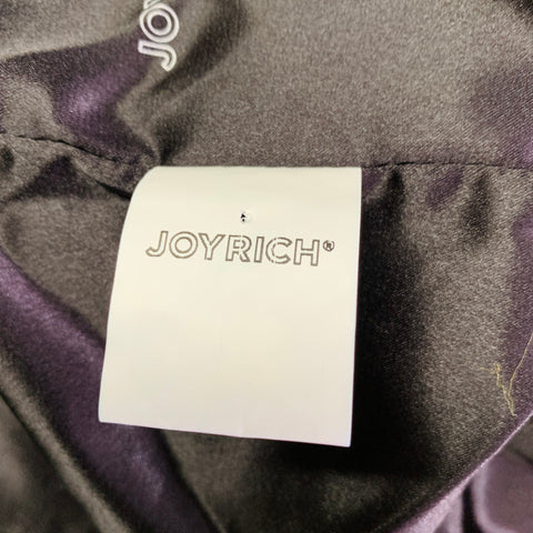 JOYRICH Size M Yellow Polyester Textured Faux Fur Hooded Jacket